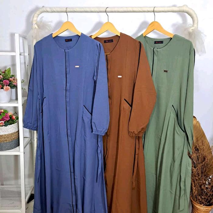NNC Ladies Dress New | Gamis Linen Muslimah