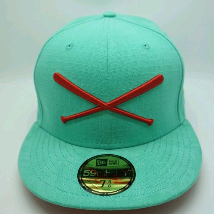 Authentic Original New Era Justfitted Light Green