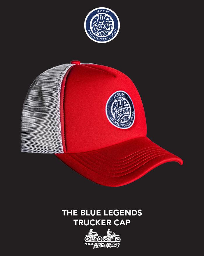 THE BLUE LEGENDS TRUCKER CAP - NBDN x Carnivores Soul collaboration vol.3
