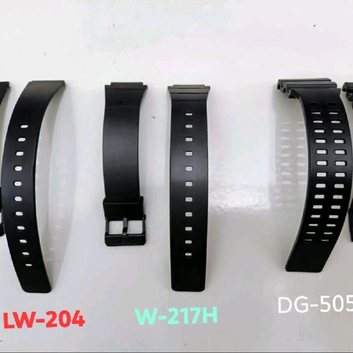 Casio Strap Original untuk LW-204 W-217H & Digitec DG-5050 Tali Jam Tangan Asli Kualitas Terbaik
