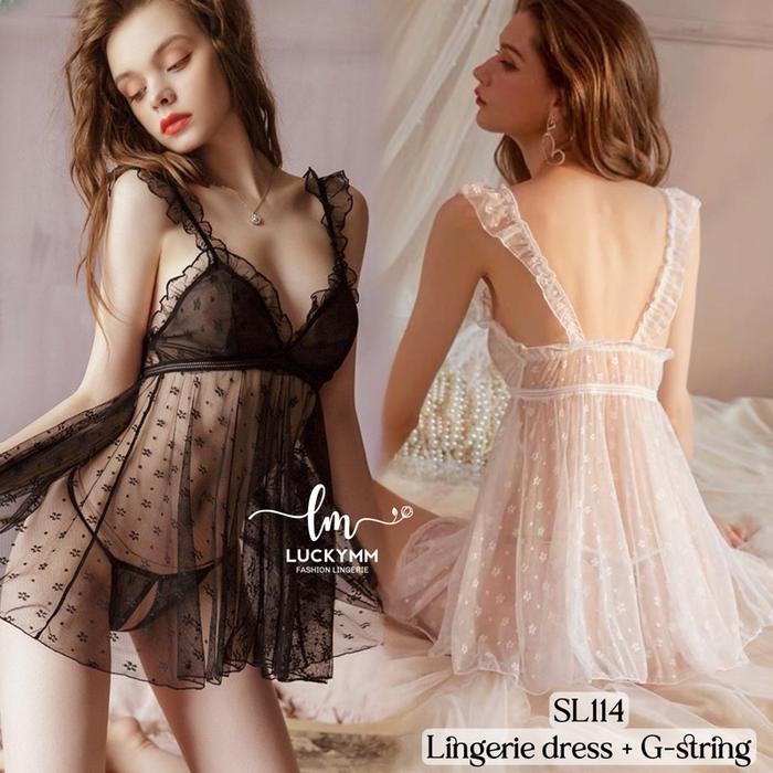 Sexy lingerie Baju Tidur Sexy Wanita / Sexy lingerie transparan / Lingerie sexy wanita / Seserahan 1