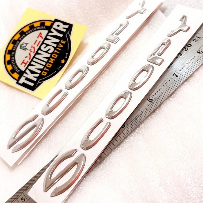 Mark Logo Emblem Honda Scoopy Prestige Crom Sepasang [NTS]