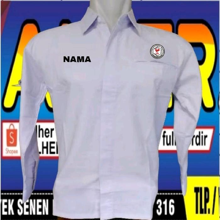 kantong 1 Kemeja apoteker baju apoteker seragam apoteker Pdh apotek Pdl apoteker kemeja kerja apotek