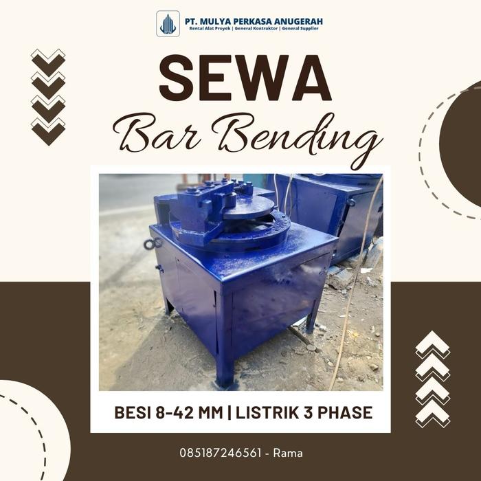SEWA BAR BENDING BANDUNG PENEKUK BESI 8-42 MM