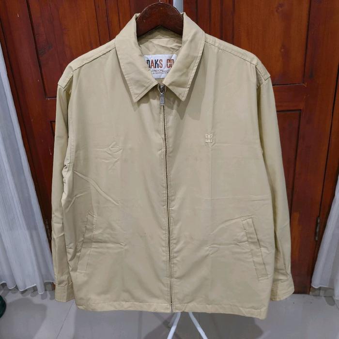 jaket casual berkerah luxury daks london warna khakis