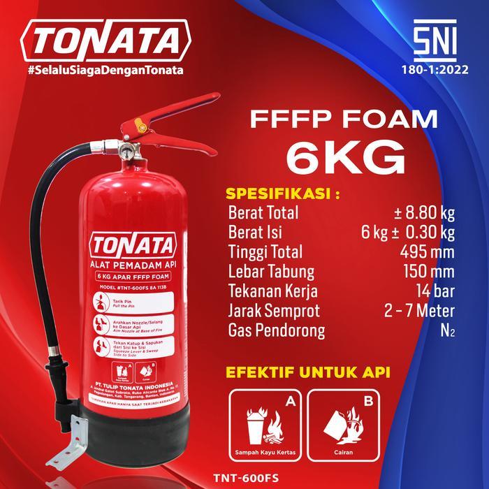 Flash Sale / Apar 6Kg Tonata / Foam 6 Kg / Set Komplit