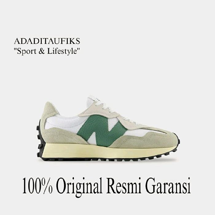 Sepatu Sneakers Unisex NB 327 White Green Original U327WKPD