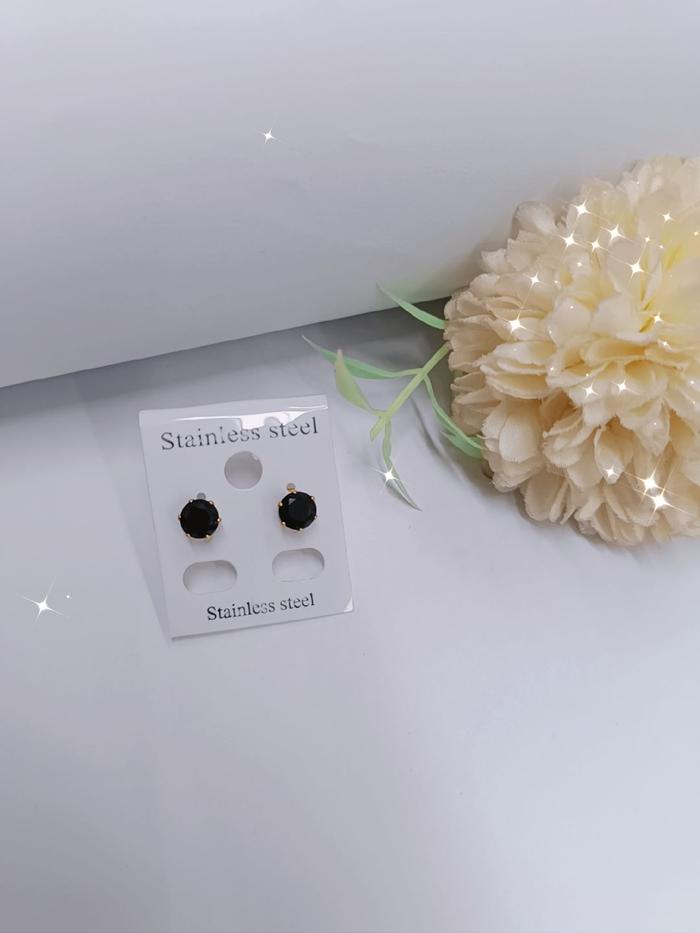 ANTING GIWANG MODEL MATA BULAT POLOS TITANIUM