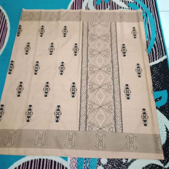 Sarung Batik El Hana Elegan dengan Motif Unik dan Warna Netral Bahan Polymicro PREMIUM Ukuran 120 x 