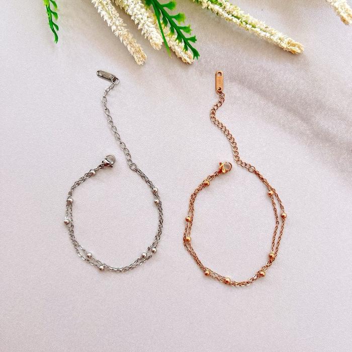 Gelang tangan titanium / gelang tangan anti karat