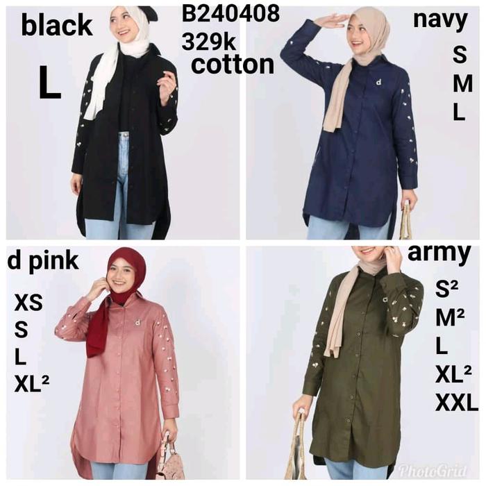 Tunik dannis terbaru 2024 kode B240408 /tunik ori 2024 Muslim Wanita