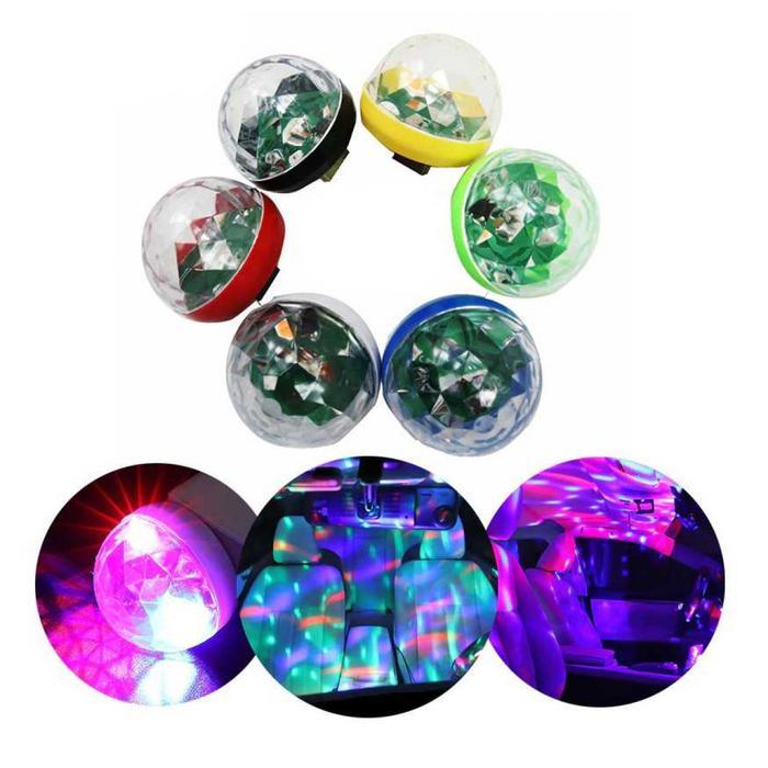 Lampu Mobil LED RGB Atmosphere Lamp Magic Ball - M9