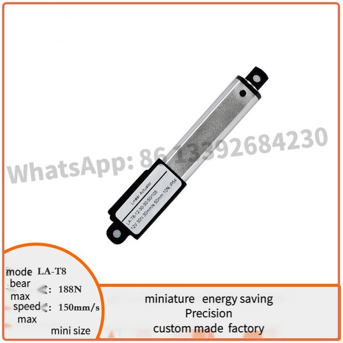 Aktuator Linier Mikro Stroke 1500N 30Mm 12V Motor Linear Mikro