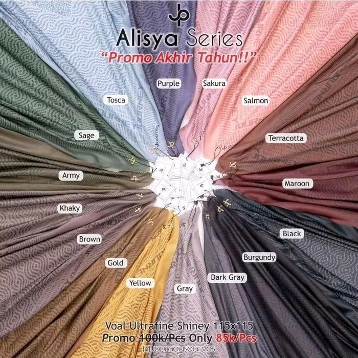 PROMO ALISYA SERIES HIJAB JOURNEY SCARVES ORI