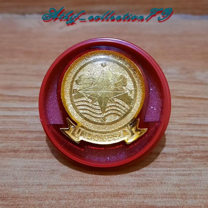 Pin Basarnas Kuningan Magnet Pin Mata Angin Basarnas + Box Pin