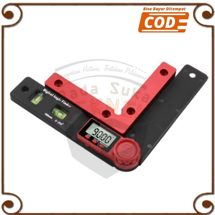Angle Finder Sprit Level Penggaris Digital Waterpass Mistar Sudut Siku Digital Gratis 1pcs Batre