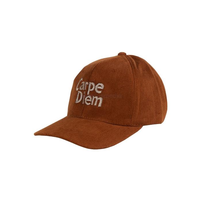 Topi Rapel Carpe Diem Warna Coklat