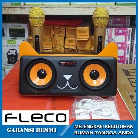Speaker Bluetooth Fleco FL-305 + FREE 2 MIC Wireless Bluetooth PROMO
