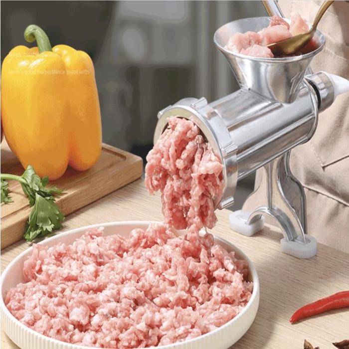 Alat Giling Daging Rumah Tangga, Penggiling Daging Manual Mini Mesin Isian Sosis Tangan Penghancur C