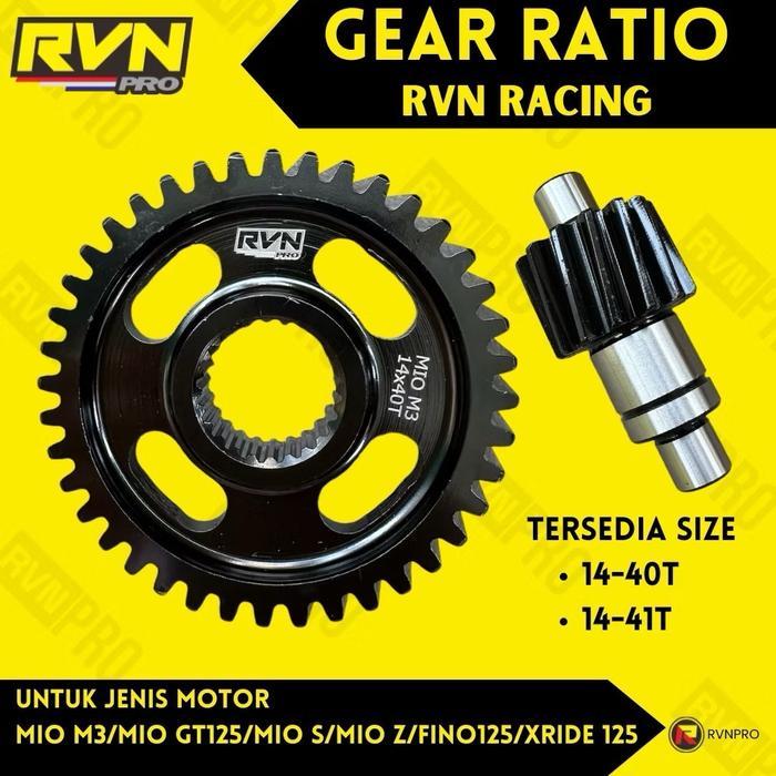 GEAR GIGI RATIO RASIO MIO FINO NUOVO KARBU M3 XRIDE SOUL GT MIO J GT MIO Z S GEAR FREEGO RVN RACING 
