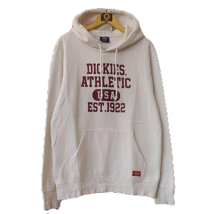 Hoodie DC Dickies Second Likenew Sweater Pria Wanita Distro Unisex Tebal Cowok Fleece