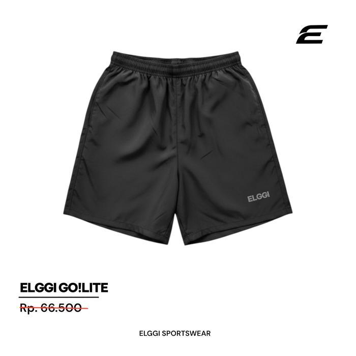 Celana Pendek Olahraga Pria Parasut Running Gym Lari Fitnes Sport - GO LITE ABU, M