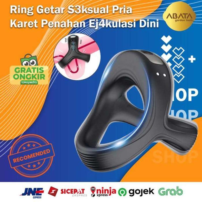 Ring Getar Pria Cincin Getar Untuk Pria Cock Ring S3ksu4l Pria Karet Penahan Ej4kulasi Dini TERLARIS
