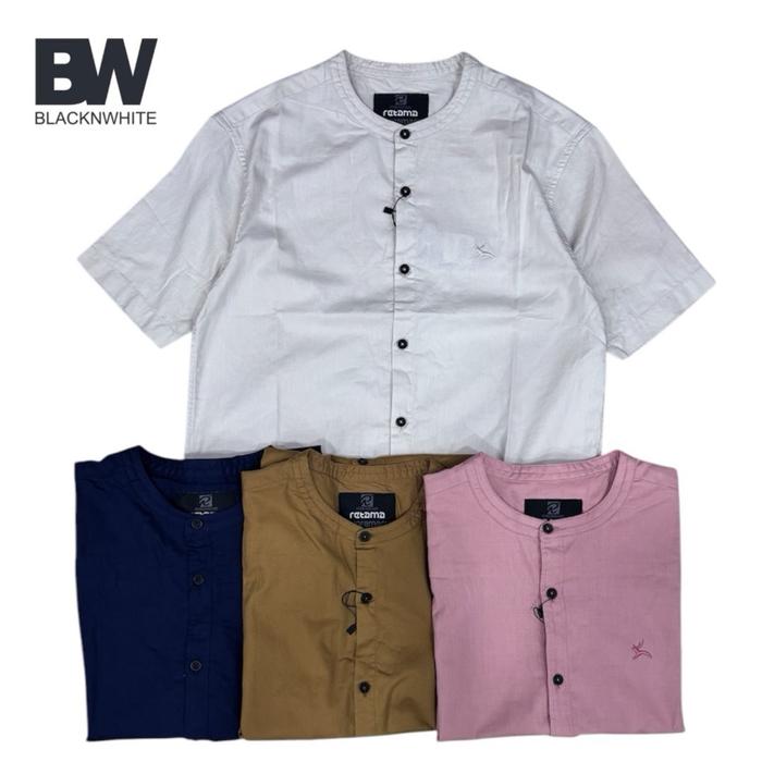 RETAMA ORIGINAL - Baju Koko Retama Katun Premium Lengan Pendek Bordir Tanpa Saku Casual