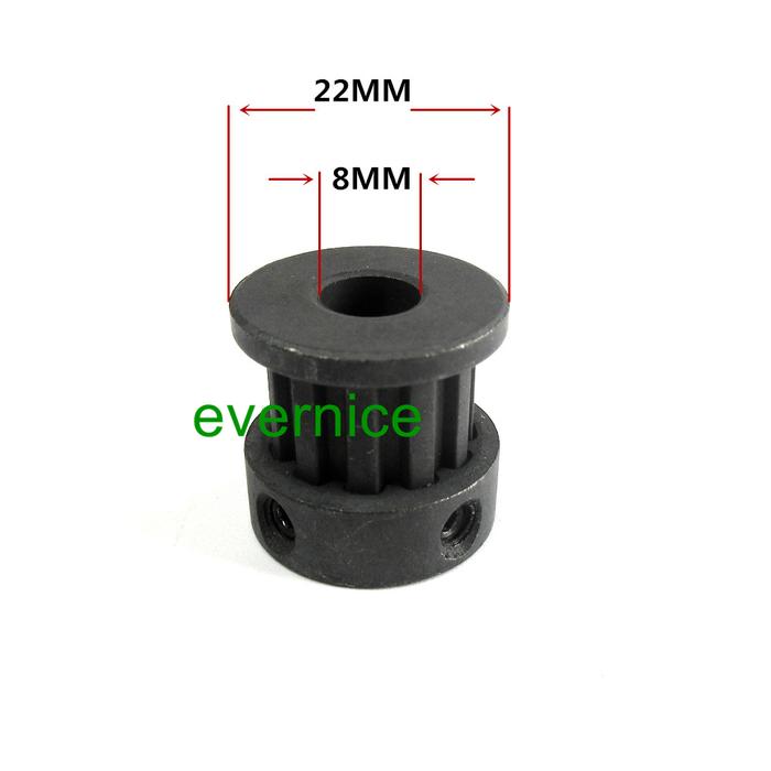 Timing Belt F01001 & Motor Pulley untuk Newlong Tas Penutupan Mesin