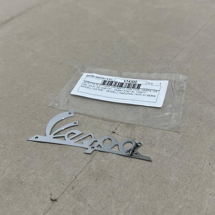 Emblem vespa vnb cepuk chrome mauro pascoli OSEAN