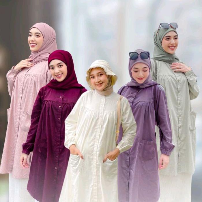 CALINNA TUNIK | tunik premium | tunik linen