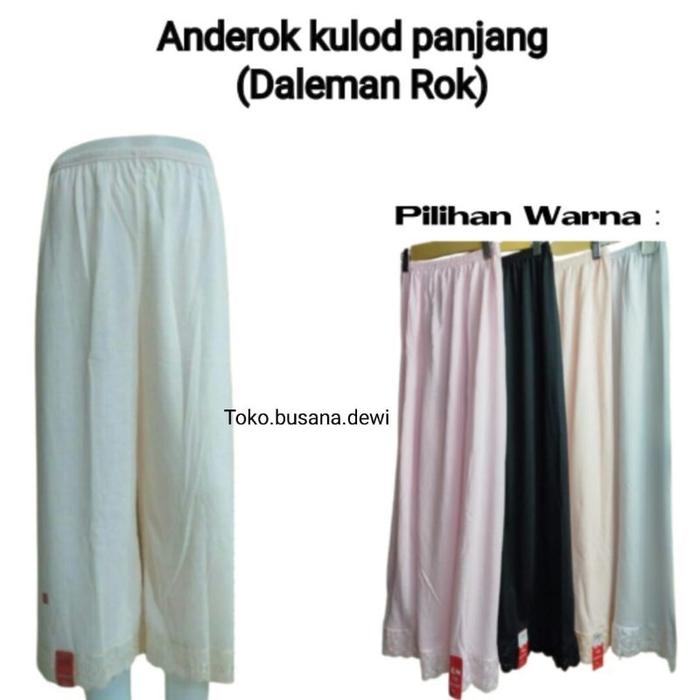 Mayana Celana Kulod Panjang Golden Nick Yutind Celana Daleman Gamis Rok Androk Celana Kulod Dalaman