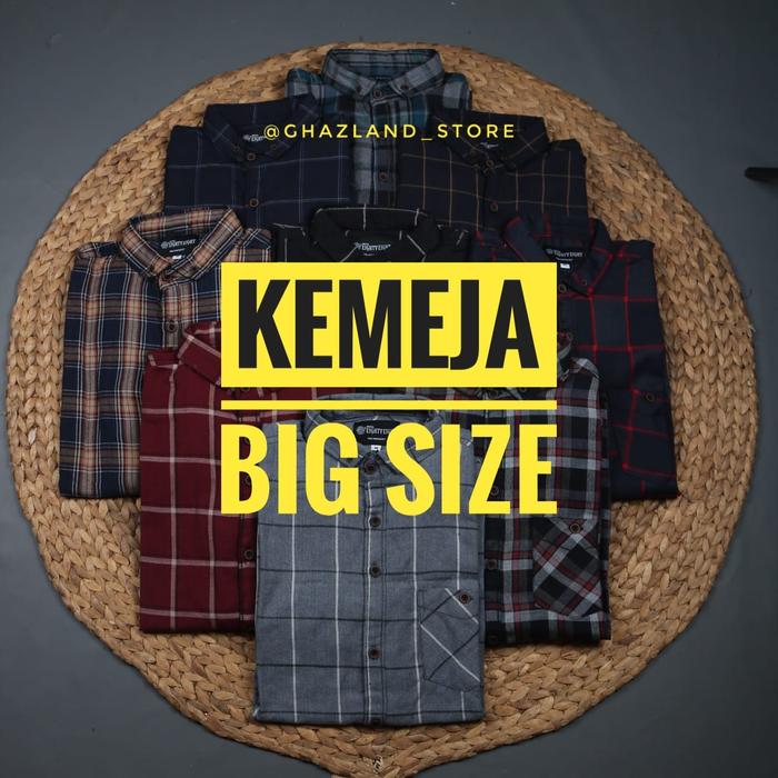 M-L-XL-XXL-XXXL Kemeja Lengan Panjang Cowok Terlaris | Flannel Pria | Flanel Keginian Unisex Model B
