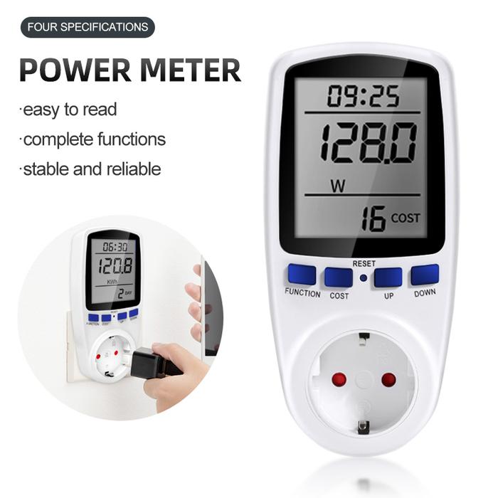 Digital Voltage Wattmeter Power Meter 110/250V Consumption Watt