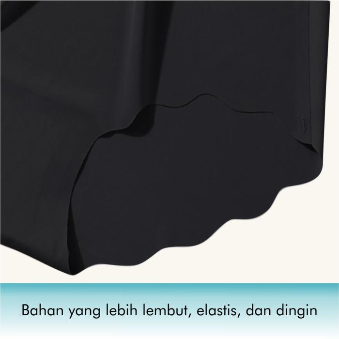 NUDERA Celana Dalam Wanita Seamless Hitam Premium Elastis | Lembut, Tidak Berbekas, Nyaman Dipakai C