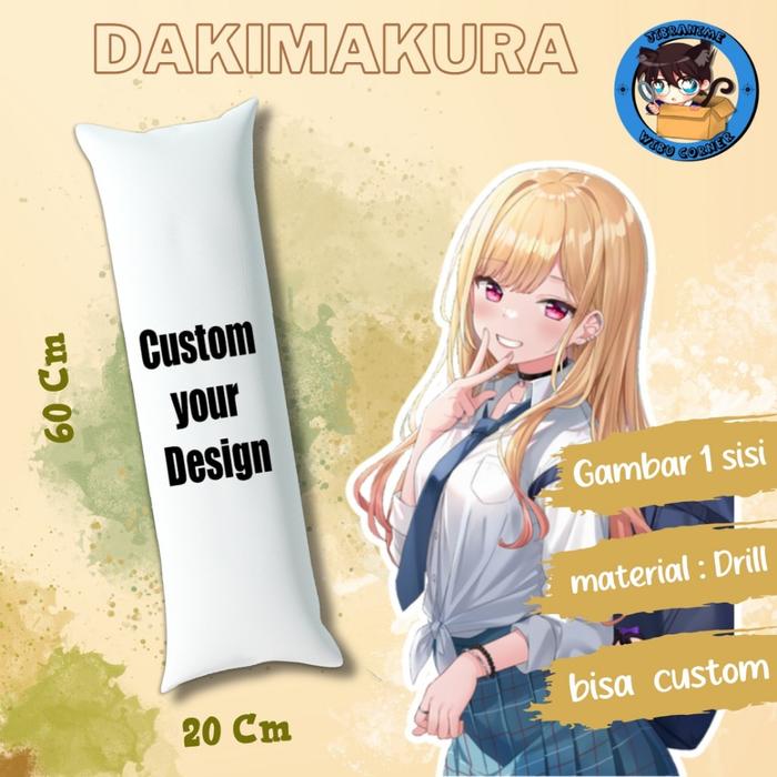 dakimakura / guling NAHIDA GENSHIN IMPACT PART 2 / ukuran 20x60cm sudah termasuk isi / bisa custom P