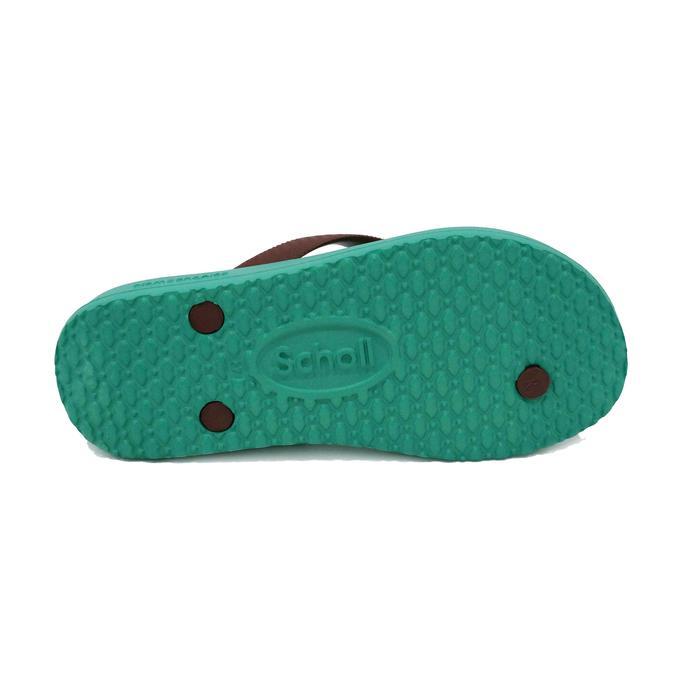 Scholl Biom Spectrum Cocoa/Mint Sandal Wanita