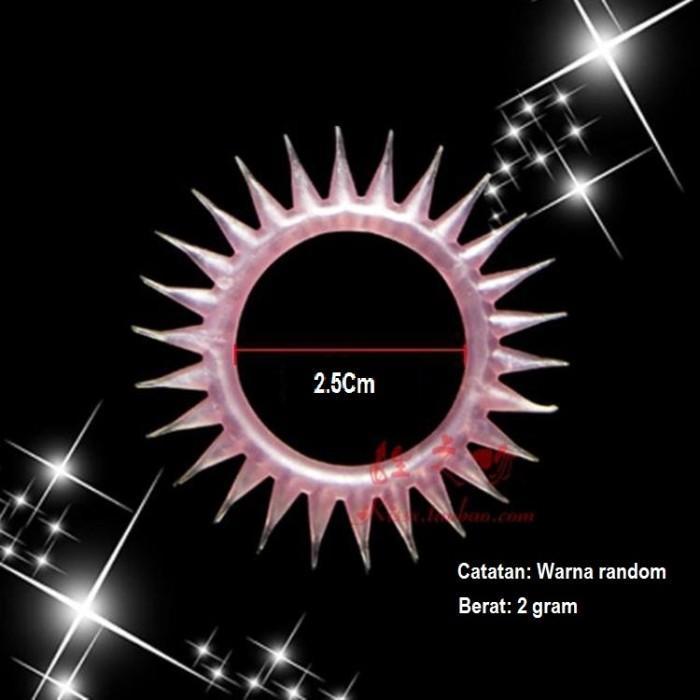 cincin silikon silica ring bulu delay untuk pria