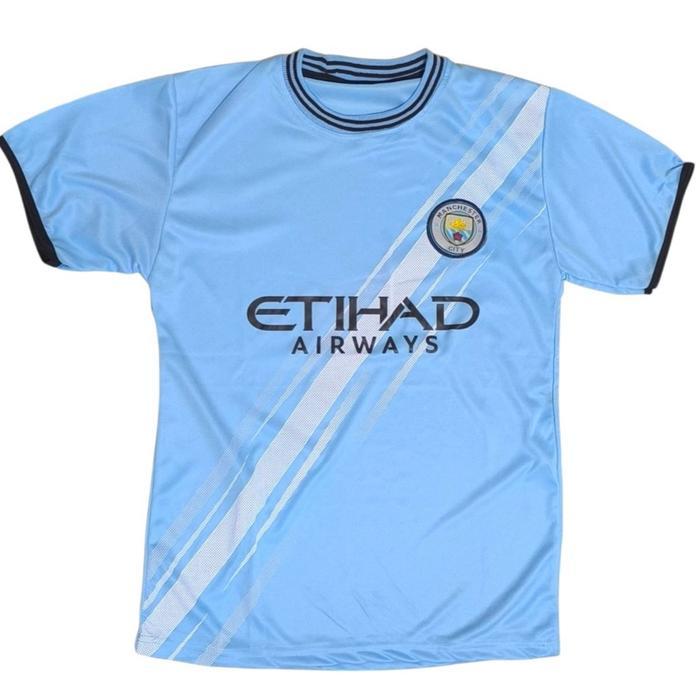 Baju Bola Dewasa Atasan Polos Terbaru City Biru - L