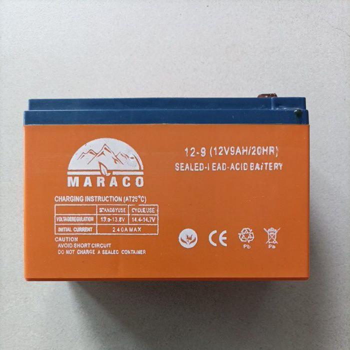 Ready Stok Battery 9Ah Maraco Oren( 12V Aki Batre Accu Sprayer Elektrik / Ups (Bergaransi Store.Id