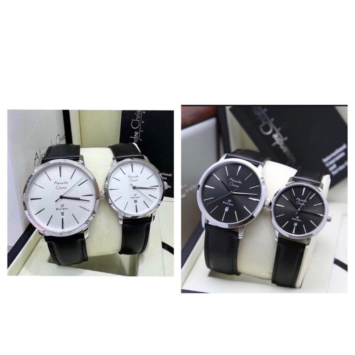 AC 1028 couple JAM TANGAN COUPLE ALEXANDRE CHRISTIE 1028MD - 1028LD / AC 1028 primo steel [ORIGINAL]