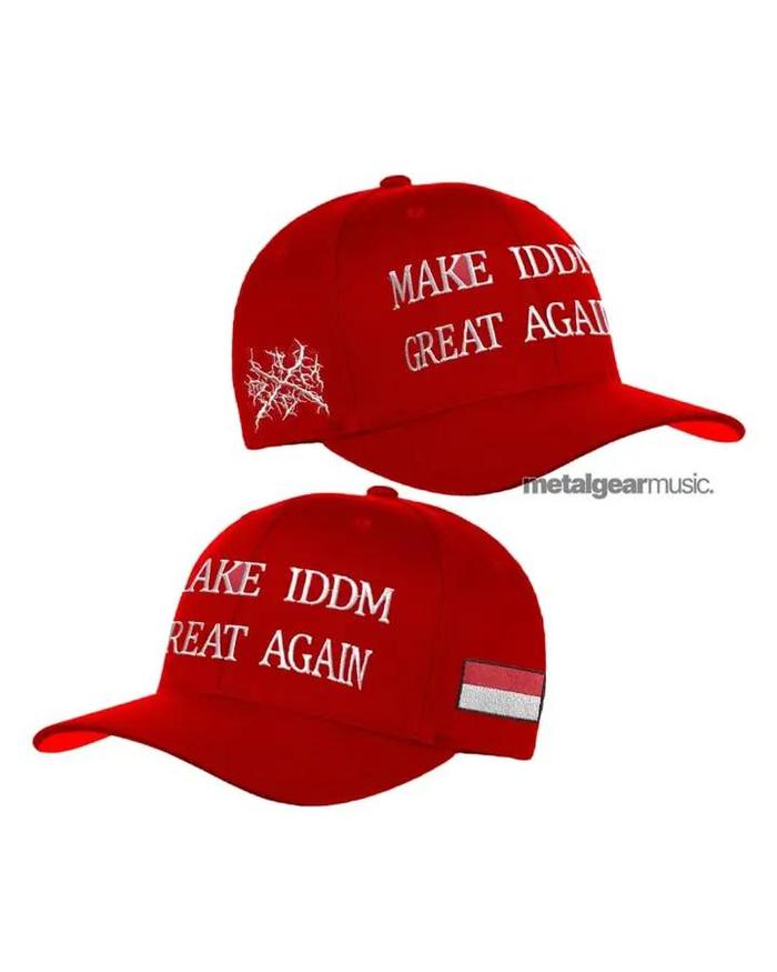 Iddm - Great red Cap / baseball cap / topi distro