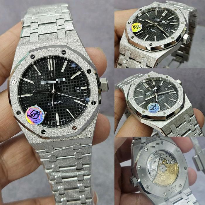 Dr.Jam AP RO BLACK FROSTED REF.15410 3120 41MM APSF SS BRACELET TOP TIER 5