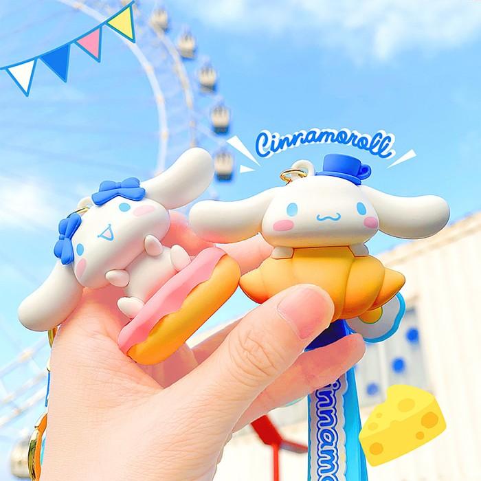 TOKKADO Cinnamoroll Pastry Sanrio Keychain Gantungan Kunci Original