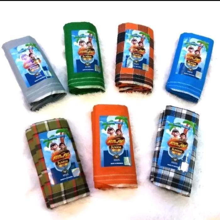 Sarung Atlas junior Sarung Atlas buat Anak Anak Katun Kotak