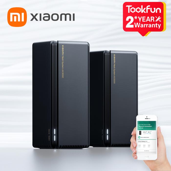 Global Version Xiaomi Mesh System AX3000(1/2pcs) WiFi 6 Modem