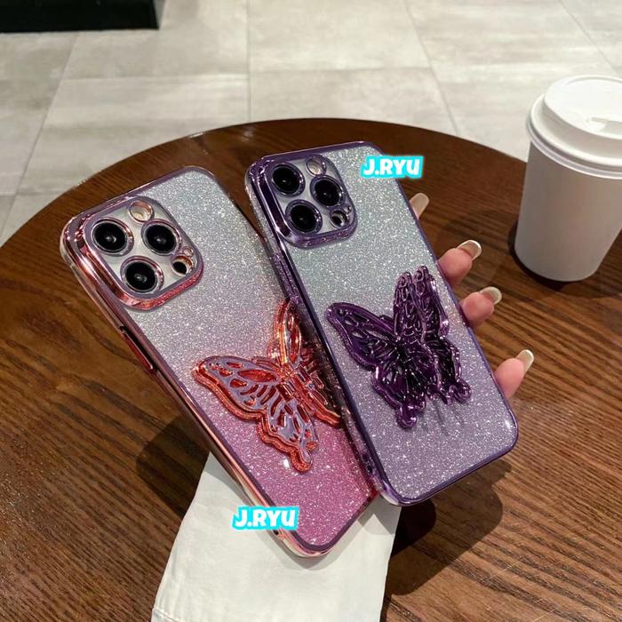 JRYU VIVO Kupu Kupu Blink Blink Softcase VIVO Y18 Y28 Y03 Y17 Y15 Y12 Y20 Y20S Y12S Y21 Y21S Y21A Y3