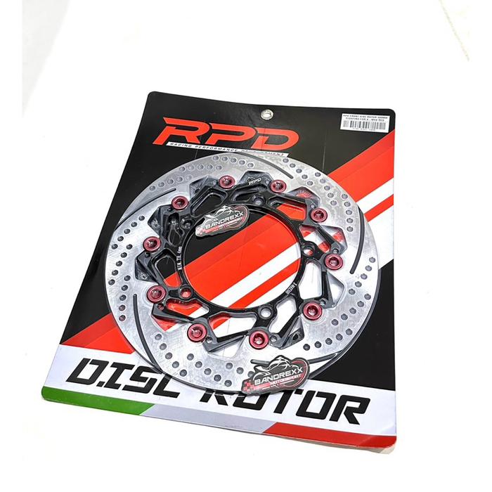 Cakram RPD Floating 300mm Black Red for Yamaha Xmax-Xmax Connected