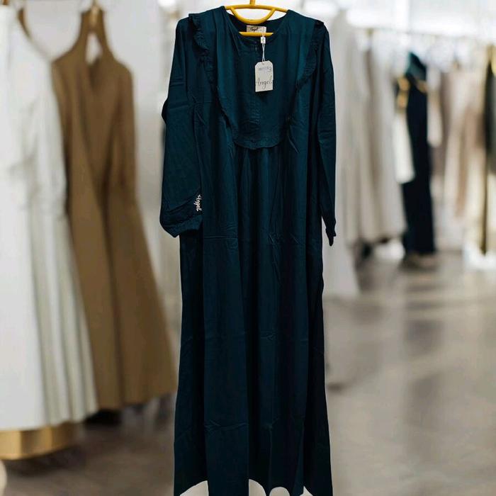atelier angelina dress size S Angel embroidery emerald