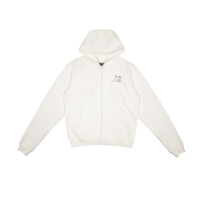 Wormhole x Casablanca Illegal Serve Zip Hoodie Beige